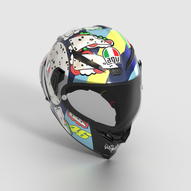 Helmet multicolor